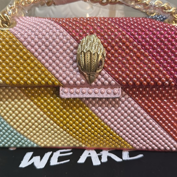 Kurt Geiger Mini Kensington Beaded Convertible Shoulder Bag - Picture 7 of 12
